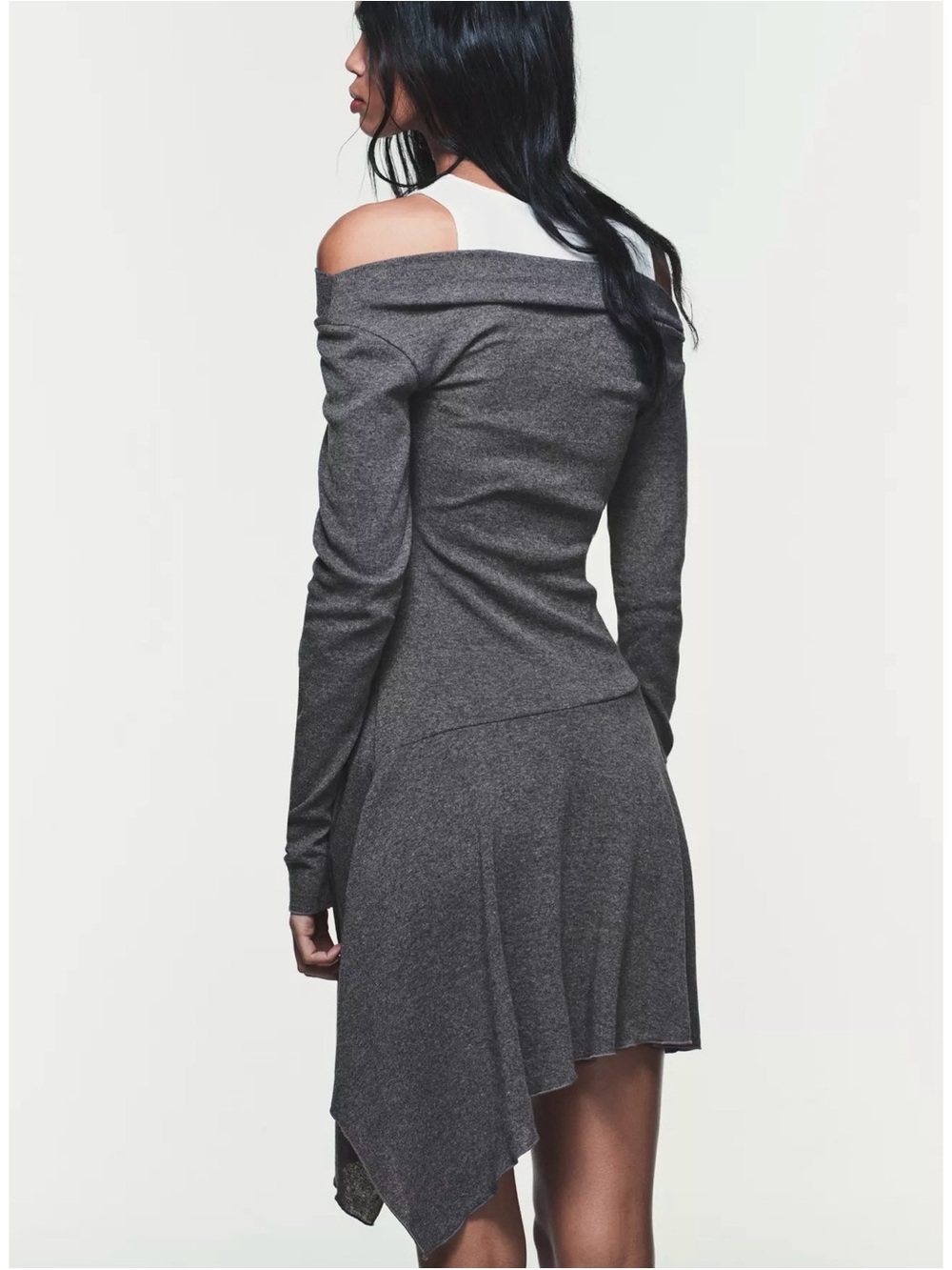 Zara asymmetric short dress - Picture 3 of 6